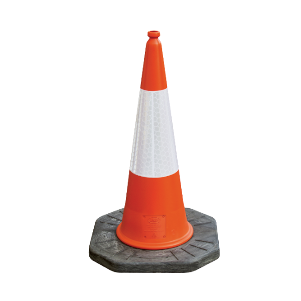 Road Cones Rubber Base 1Mtr 
