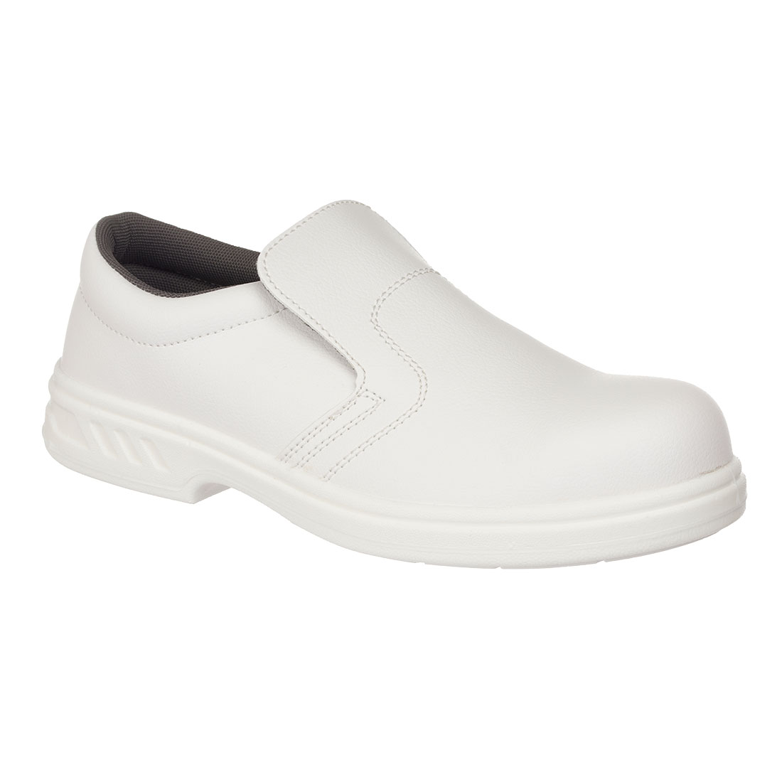 White Slip On Safety Shoes