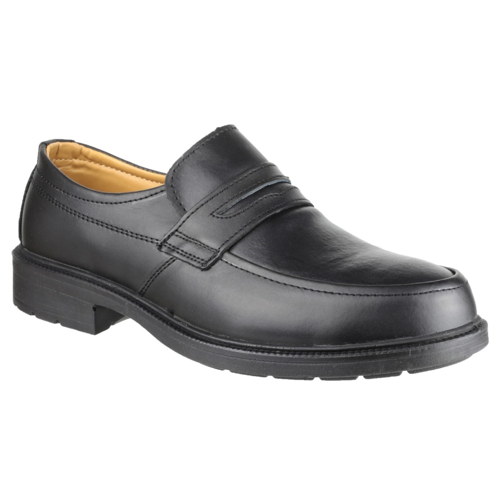 Slip-On Black Safety Shoes