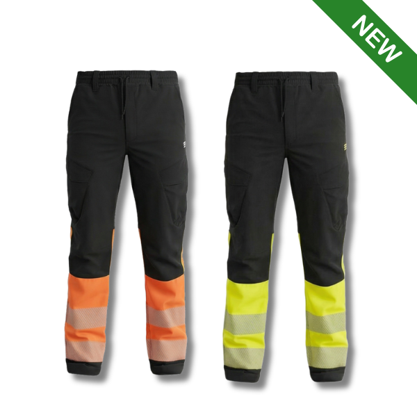 BoSafety 4-Way Stretch Hi-Vis Comfort Trousers 