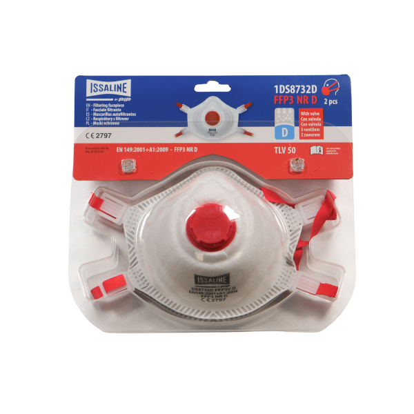 Disposable Mask P3 Blister Retail Package (Pack of 2)