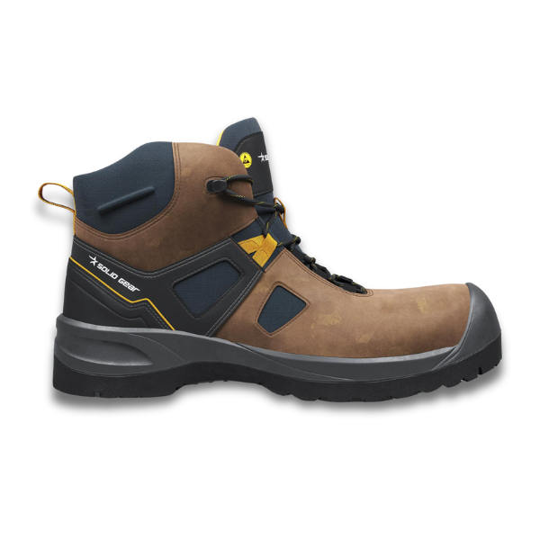 Solid Gear Essence Mid Brown Safety Boots