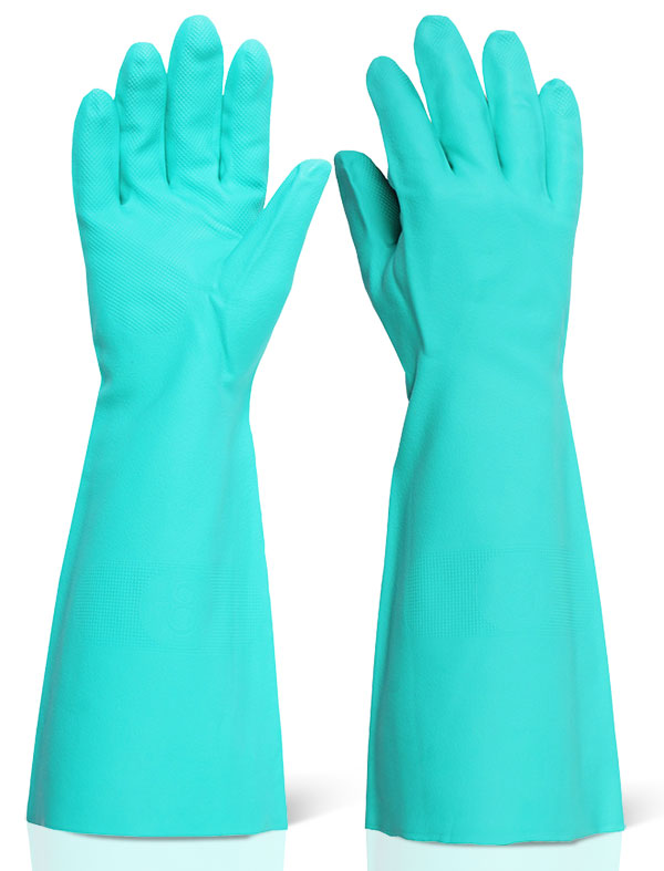 Nitrile Flock Safety Gloves NG18 