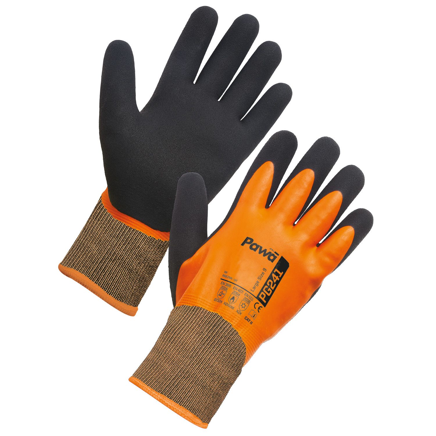 Thermal & Water Repellent Work Gloves Pawa 241 