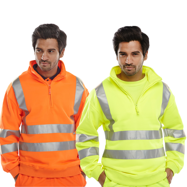 Hi-Vis Sweatshirt 1/4 Zip