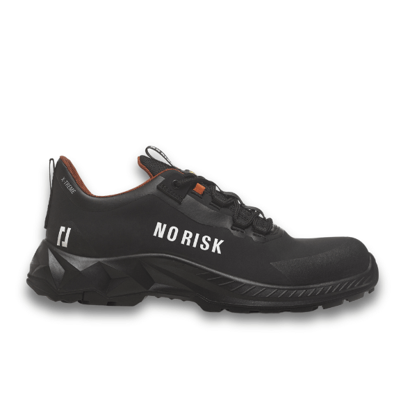 No Risk X-Treme Black Safety Trainers
