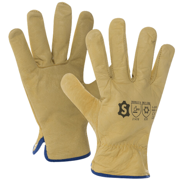 Leather Driver Work Gloves L-2YF 