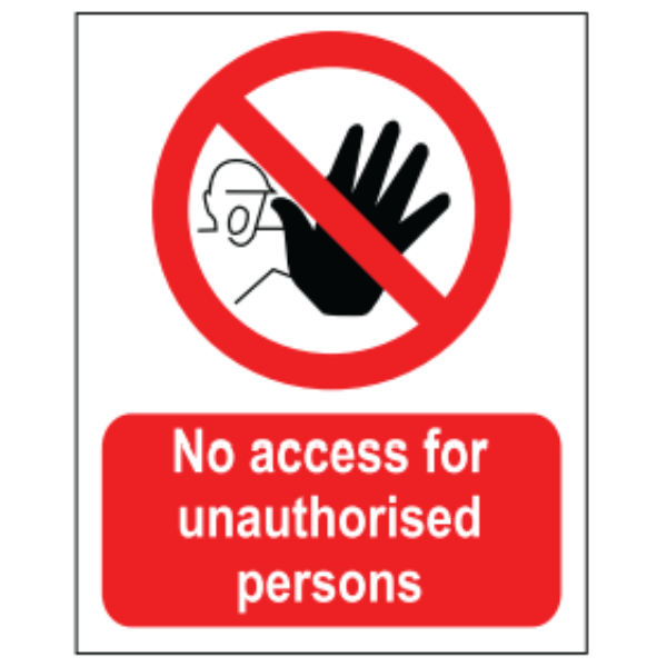 No Access Sign