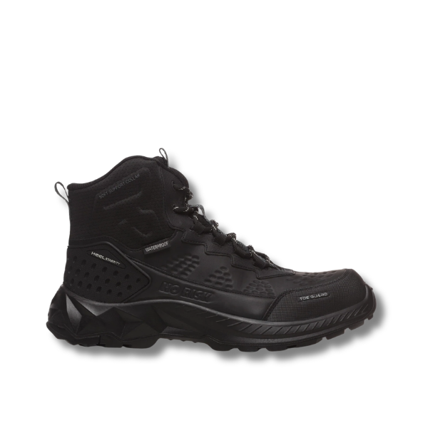 No Risk Grip Hard Black STX Safety Boots
