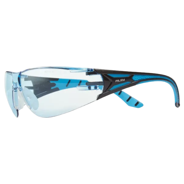 Riley Stream Blue Safety Glasses