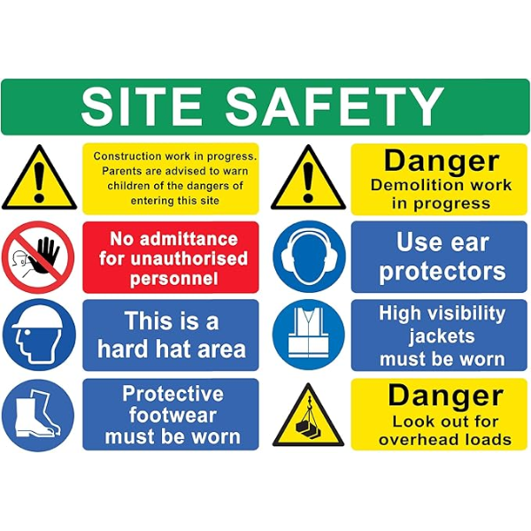 Site Safety Notice (3Ft x 2Ft)