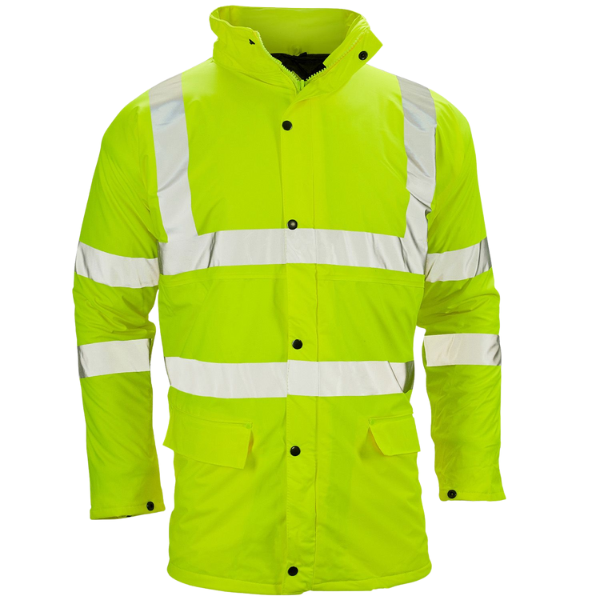 Stormflex Hi-Vis PU Padded Parka