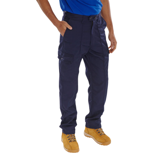 Super Click Polycotton Work Trousers