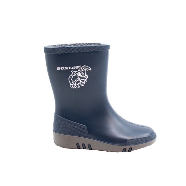 Dunlop Kids Blue/Grey K151710 Wellingtons